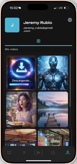 Upload screen preview